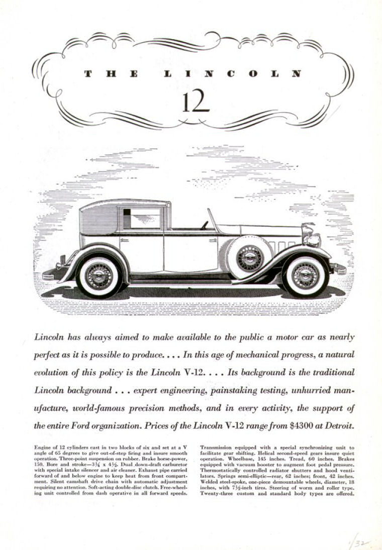 1932 Lincoln 9